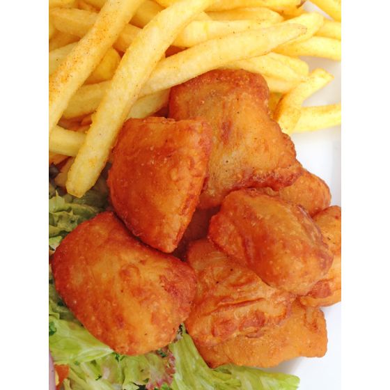 Kibbeling Hollandse pikante kabeljauw stukjes 1kg