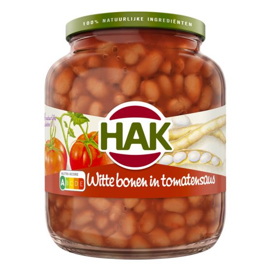 Hak Witte Bonen in Tomatensaus 360g