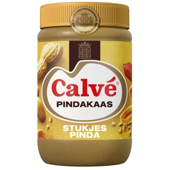 Calve Pindakaas met stukjes noot 650g