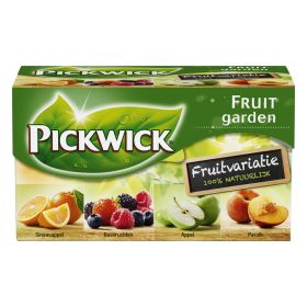 Pickwick 4 gearomatiseerde zwarte theeën met fruit...
