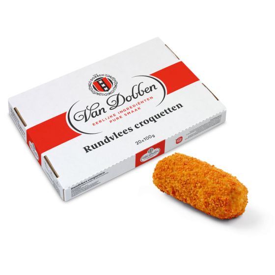 Dobben Rundvlees Kroketten 20 x 100g