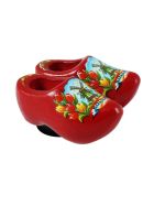 Magnet - Holländische Clogs - Holzschuhe - Farbe: Rot