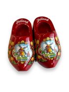 Magnet - Holländische Clogs - Holzschuhe - Farbe: Rot