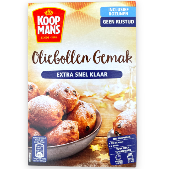 Koopmans Oliebollen Gemak Mix Compleet 465g