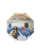 Droste Tulips Tulpenchocolade melk-puur en witte chocolade 175g