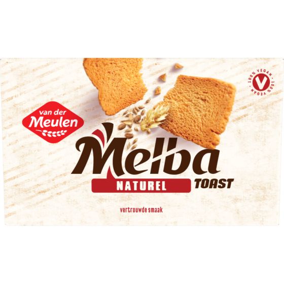 van der Meulen Melba Toast Naturel 100g