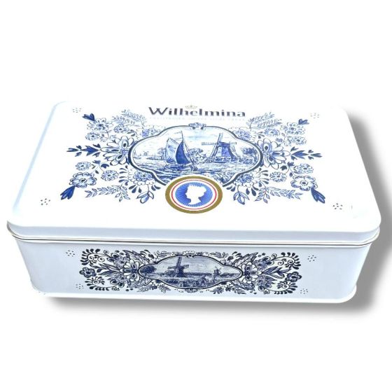 Fortuin Delftstblauw Giftbox Wilhelmina Pepermunt 500g
