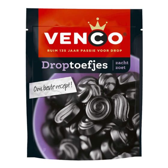 Venco Droptoefjes Lakritz zoet & zacht 235g