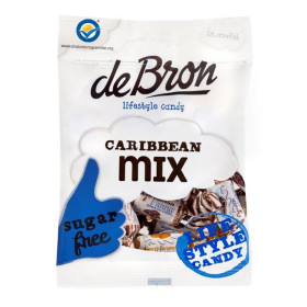 De Bron Caribean & Cream Toffees Suikervrij 90g
