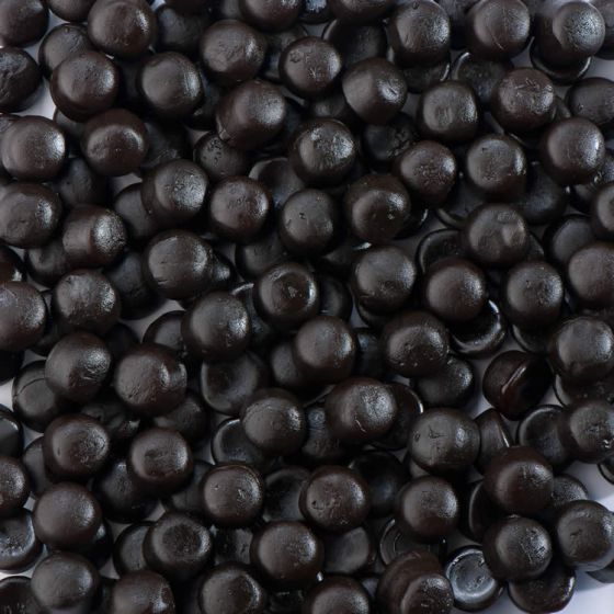 De Bron Dropbolletjes zoet suikervrije drop 100g