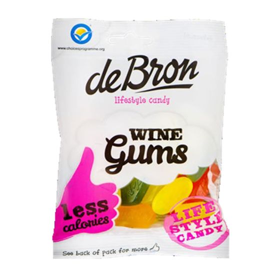 De Bron Wine Gums suikervrij 100g