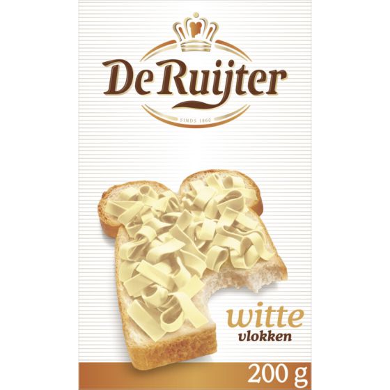 De Ruijter  Witte vlokken 200g (tht 30.11.2026)