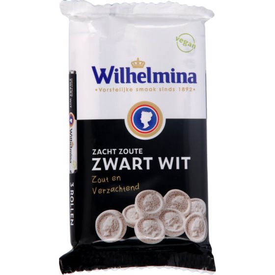 Fortuin Zwart wit Salmiak 3 x 39g