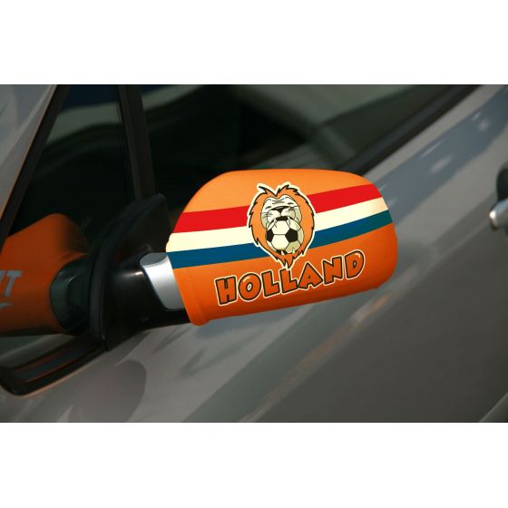 Buitenspiegel Hoesjes Oranje Holland met Leeuw