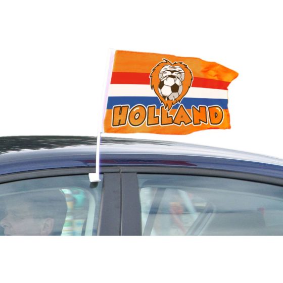 1 x Autofahne 45 x 30 Holland met Leeuw