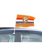 1 x Autofahne 45 x 30 Holland met Leeuw