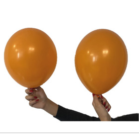 Orange Ballonnen Helium  50 St.
