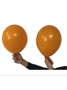 Orange Ballonnen Helium  50 St.
