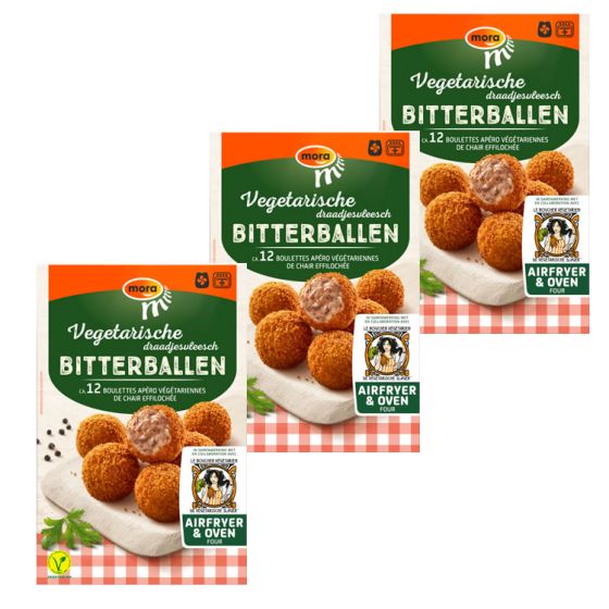 3 x  Mora Vegetarische Bitterballen