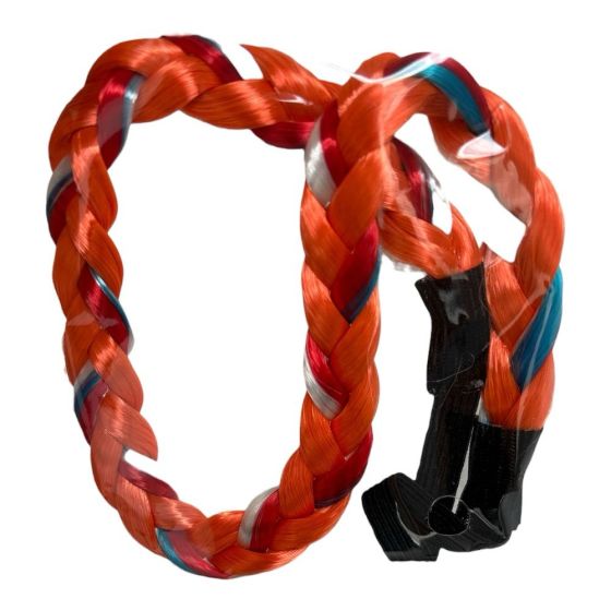 Oranje Gevlochten Hoofdband