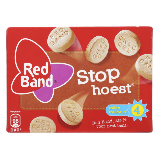 Red Band Stophoest 4-pack x 40g