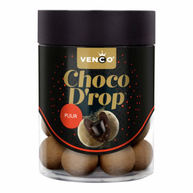 Venco Choco drop puur 146g