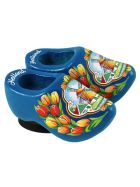 Magneet - Nederlandse klompen - Houten schoenen - Kleur: Blauw