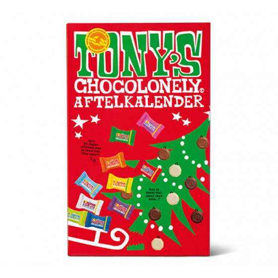 Tonys Chocolonely Kerst aftelkalender 225g