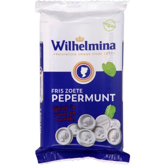 Fortuin Wilhelmina Pfefferminz Vegan 3x40g