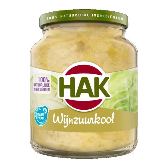 Hak Wijnzuurkool 340g