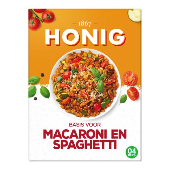 Honig Mix voor Macaroni en Spaghetti 52g