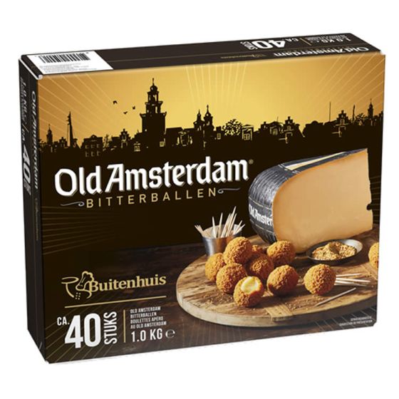 Buitenhuis  Old Amsterdam Käse Bitterbal 1Kg ca. 40St