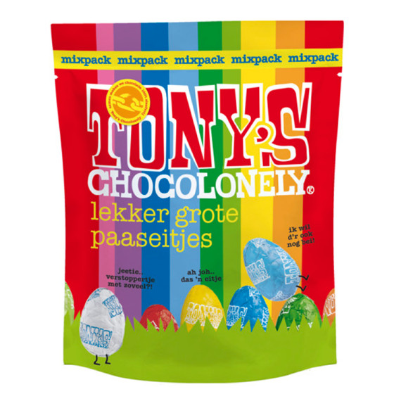 Tonys Chocolonely Paaseitjes Mix 255g