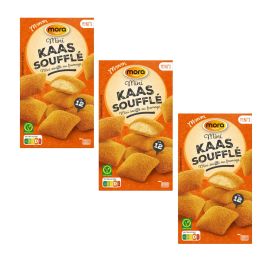 3 x Mora Mini Kaas-Souffles 12St