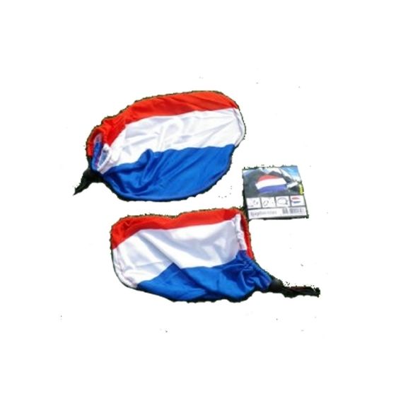 2 Rood Wit Blauw Spiegelhoesjes