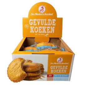 De Molens Banket Gevulde Koeken 30 x 50g.