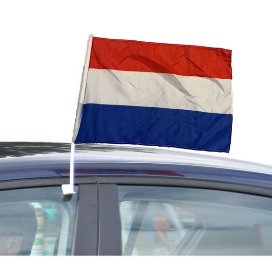 1 x Autovlag 45 x 30 Holland - Rood Wit Blauw