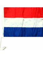 1 x Autovlag 45 x 30 Holland - Rood Wit Blauw