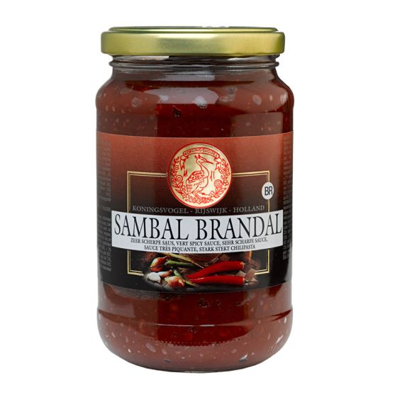 Koningsvogel Sambal Brandal 375g