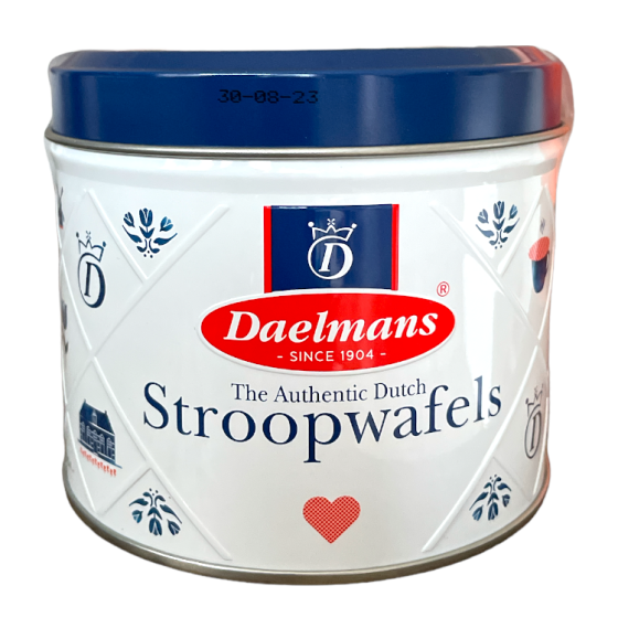 Daelmans Stroopwafels in Delfts Blauw Blik 230g