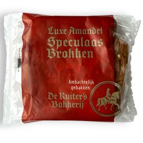 De Ruiters Bakkerij Luxe Amandel Speculaas Brokken 450g