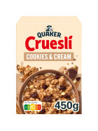 Quaker Cruesli Cookies & Cream 450g