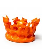 Opblaasbare ventilatorkroon Oranje