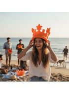 Opblaasbare ventilatorkroon Oranje