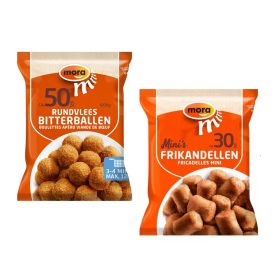 Mora Bitterballen 50 st + Mora Mini-Frikandellen 30 st