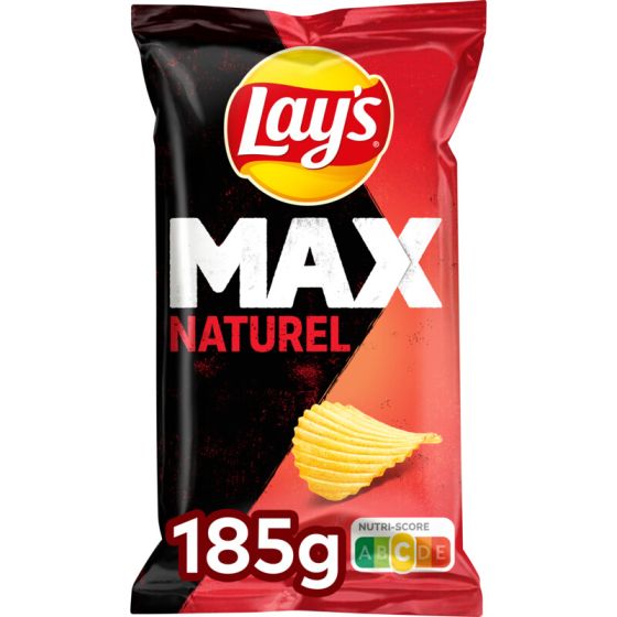 Lays MAX Naturel Chips 185g