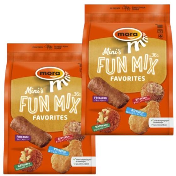 2 x Mora Minis FUN MIX Favorites Snack-Mix 738g