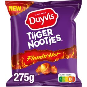 Duyvis Tijger Nootjes Flamin Hot 275g