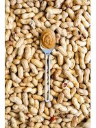 De Pindakaaswinkel Pindakaas Naturel  met stukjes pinda 420g