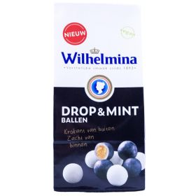 Wilhelmina Drop & Mint Ballen 200g